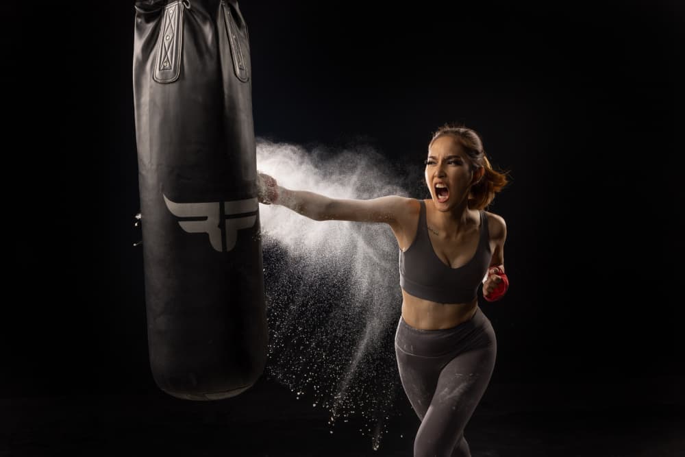 Powerful Boxer Punch by Lisdiyanto Suhardjo — canvas wall art