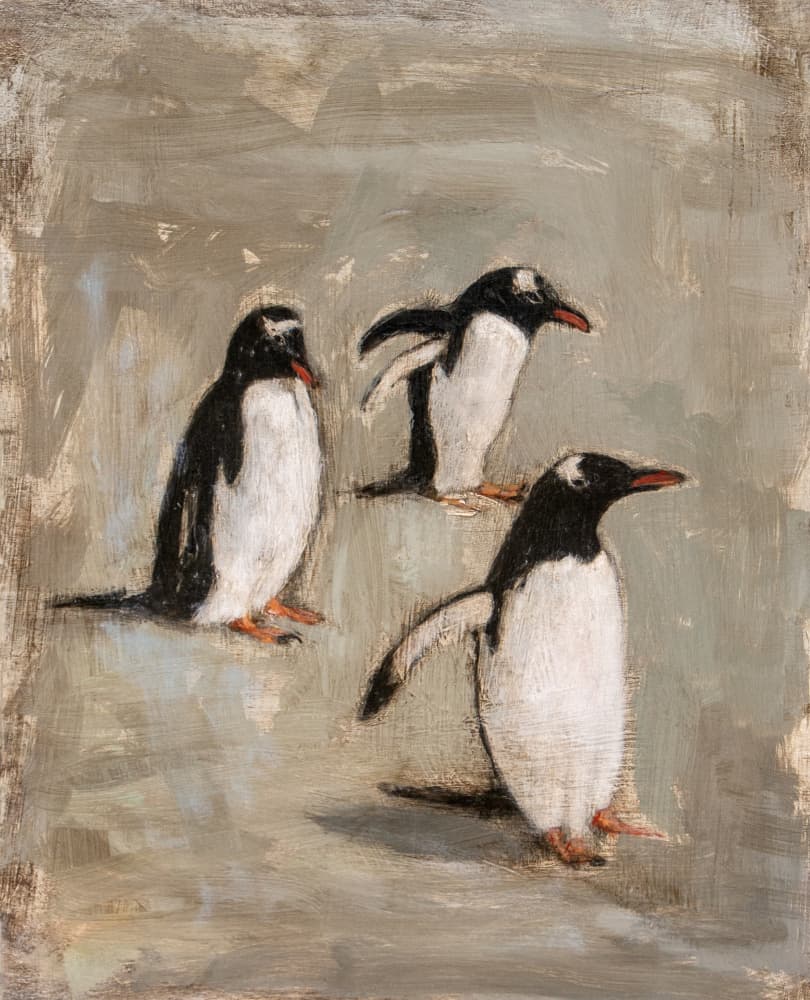 Huddle by Claire Lerner — canvas wall art