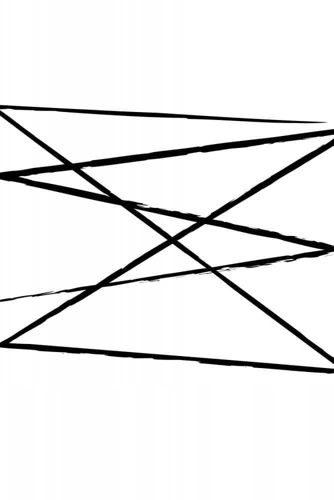 Abstract Intersecting Lines by Oju Design — canvas wall art