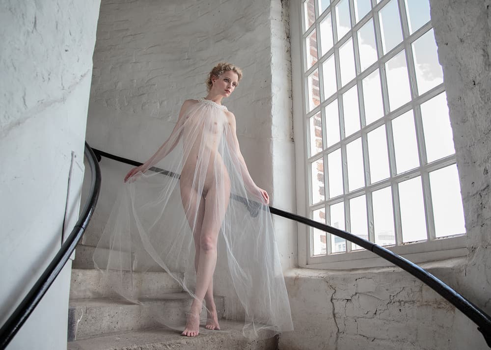 Ethereal Form Sheer Veil by Hugh Wilkinson — canvas wall art