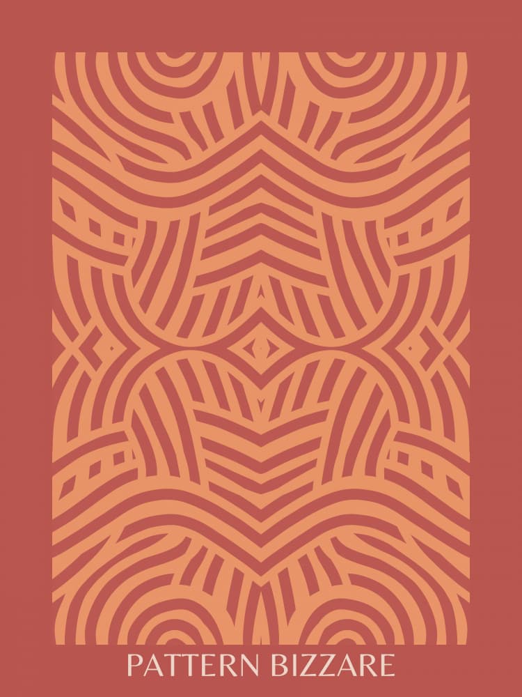 Abstract Geometric Flow by Little Dean — canvas wall art