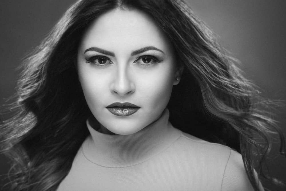 Elegant Woman Portrait by Boris Hristov — canvas wall art