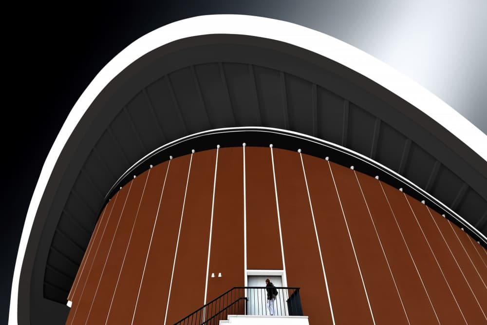 Dramatic Urban Curve by Jorge Pimenta — canvas wall art