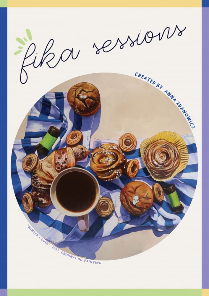 Cozy Fika Session by Anna Zdanowicz — canvas wall art