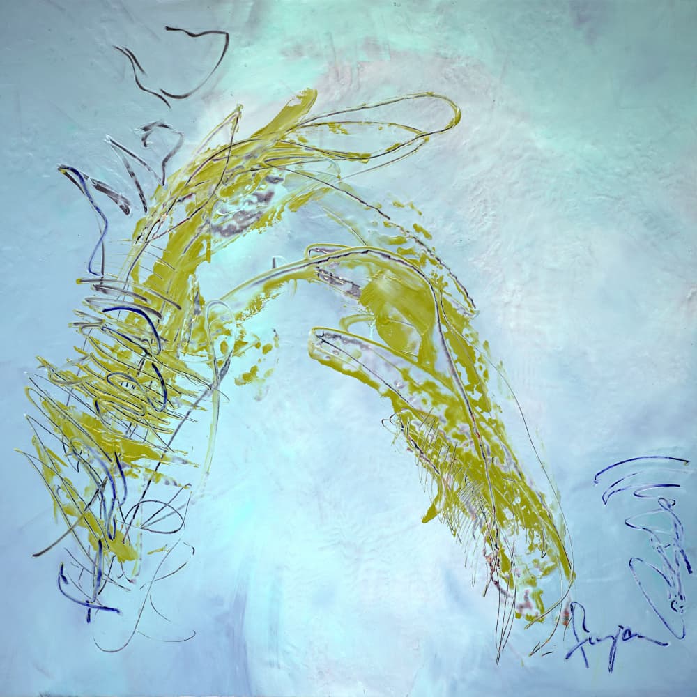 Expressionist Abstract by Dorothy Fagan — canvas wall art