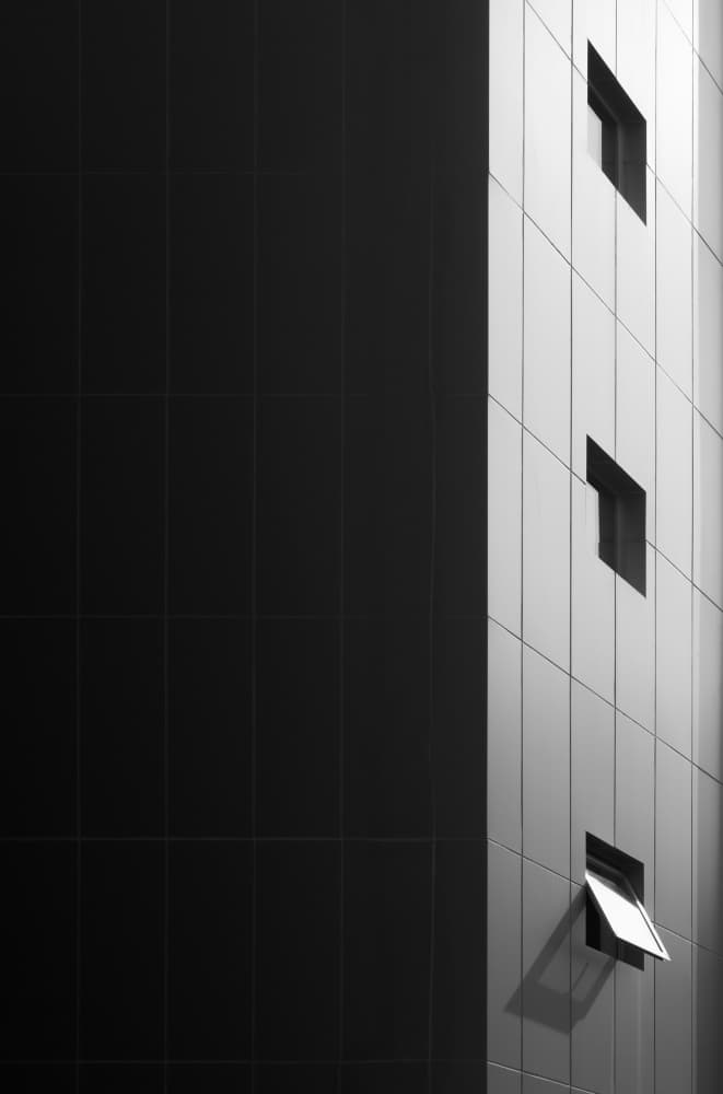 Sleek Window Geometry by Swen MUN — canvas wall art