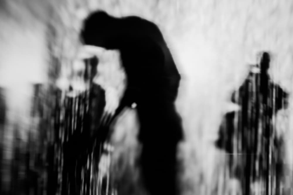 Blurred Figures In Motion by Hilde Ghesquiere — canvas wall art