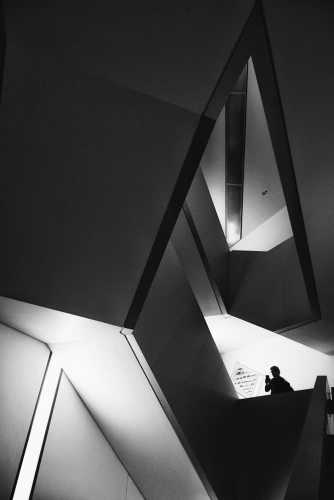 Modern Architectural Geometry by Yanyan Gong — canvas wall art