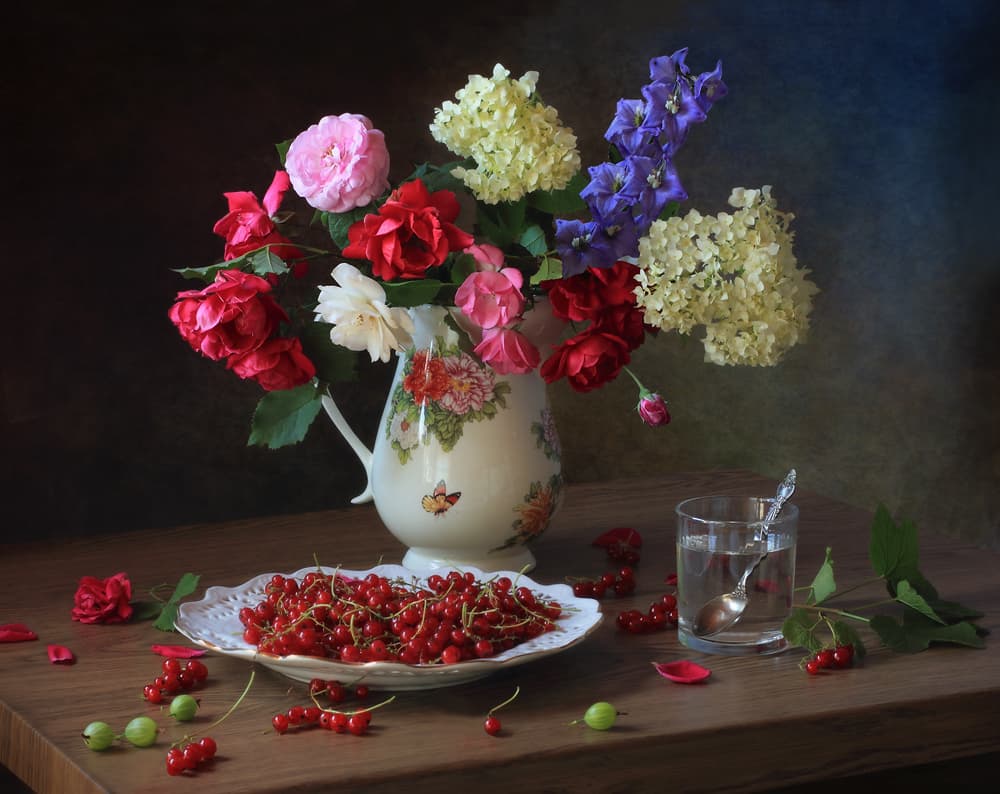Summer Floral Still Life by Tatyana Skorokhod — canvas wall art