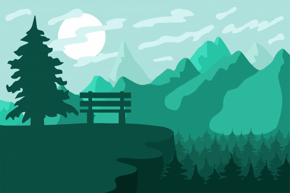 Serene Mountain View by Marika Barsrsind β canvas wall art