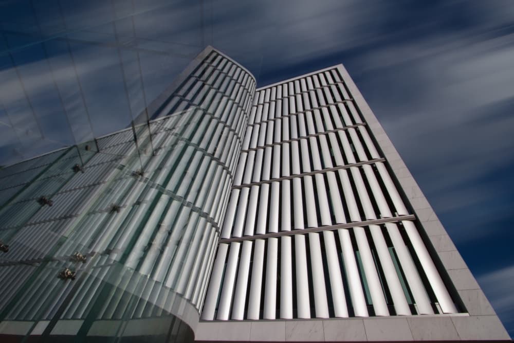 Skyward Modern Building by Filipe P Neto — canvas wall art