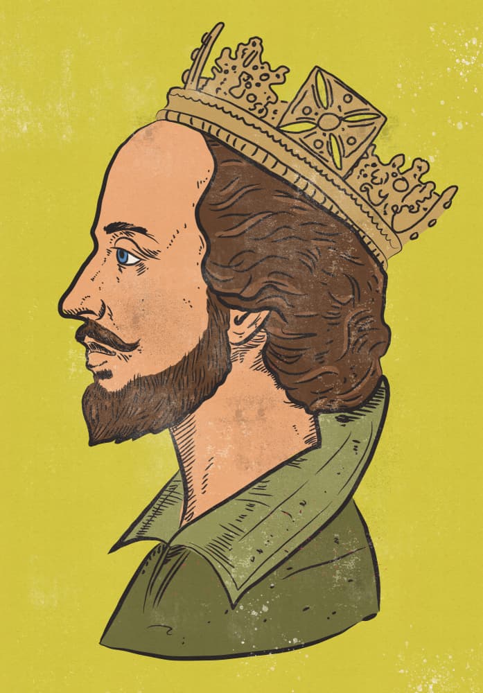 Regal King Profile by Nicholas — canvas wall art