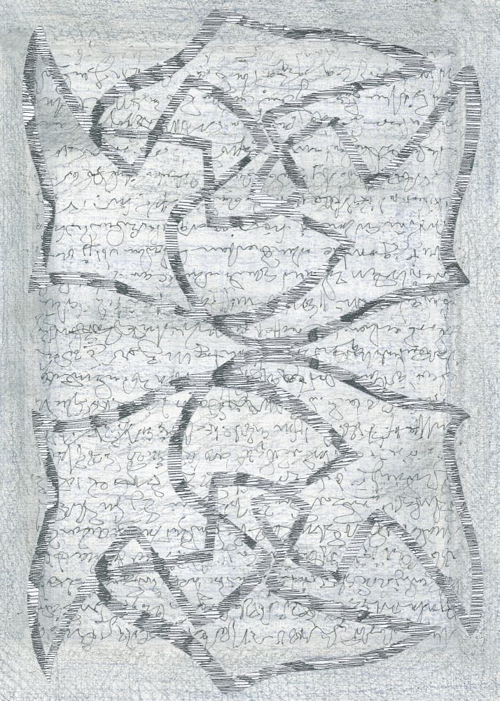 Crumpled Paper Abstract by Isabelle Brent — canvas wall art
