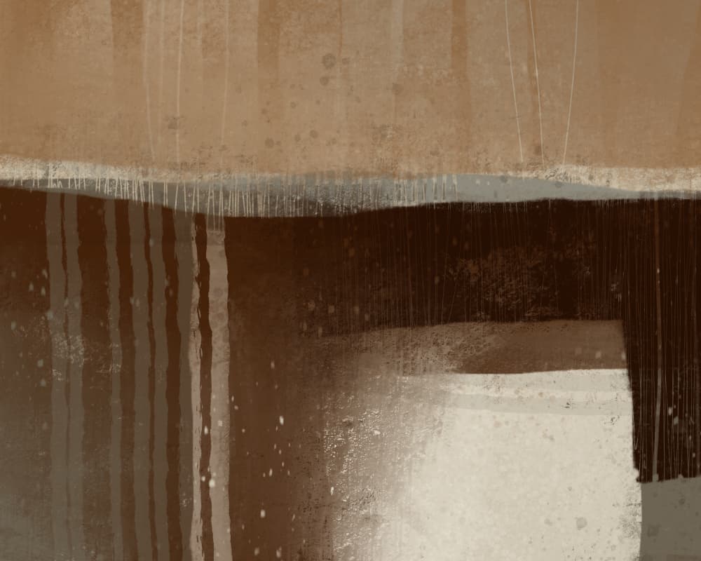 Earthy Abstract Textures by MANSI SAXENA — canvas wall art