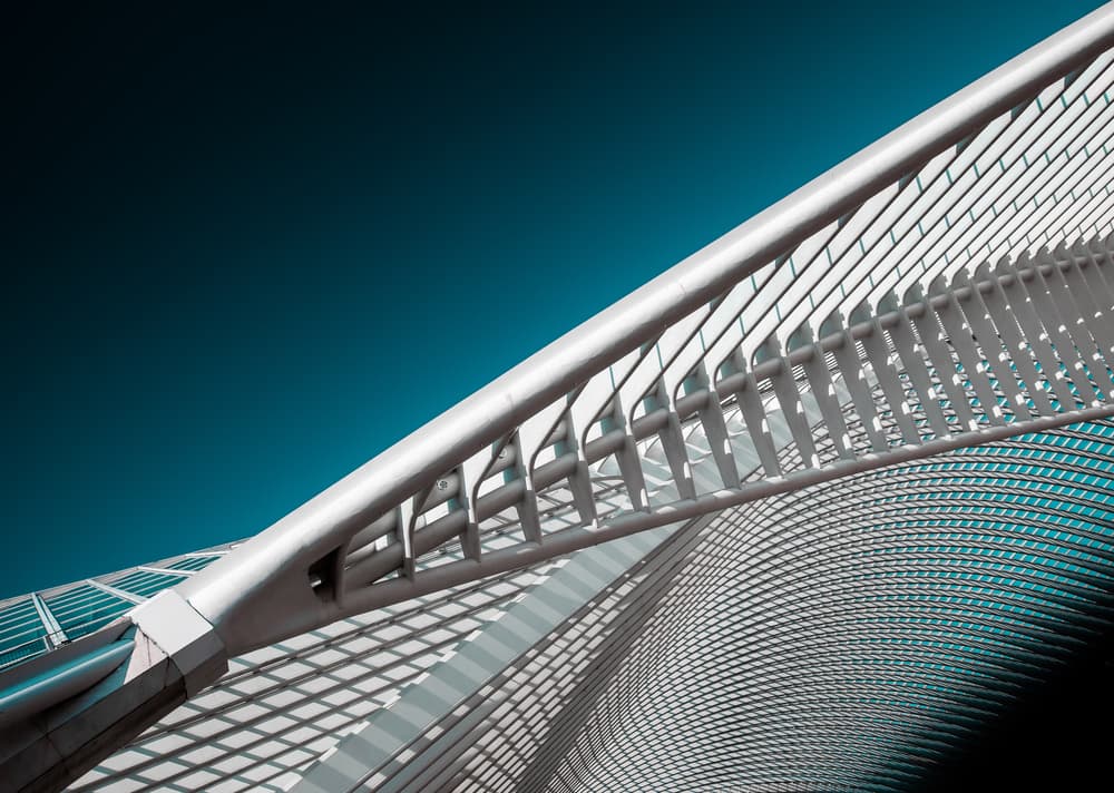 Modern Architectural Lines by Jörg Vollrath — canvas wall art