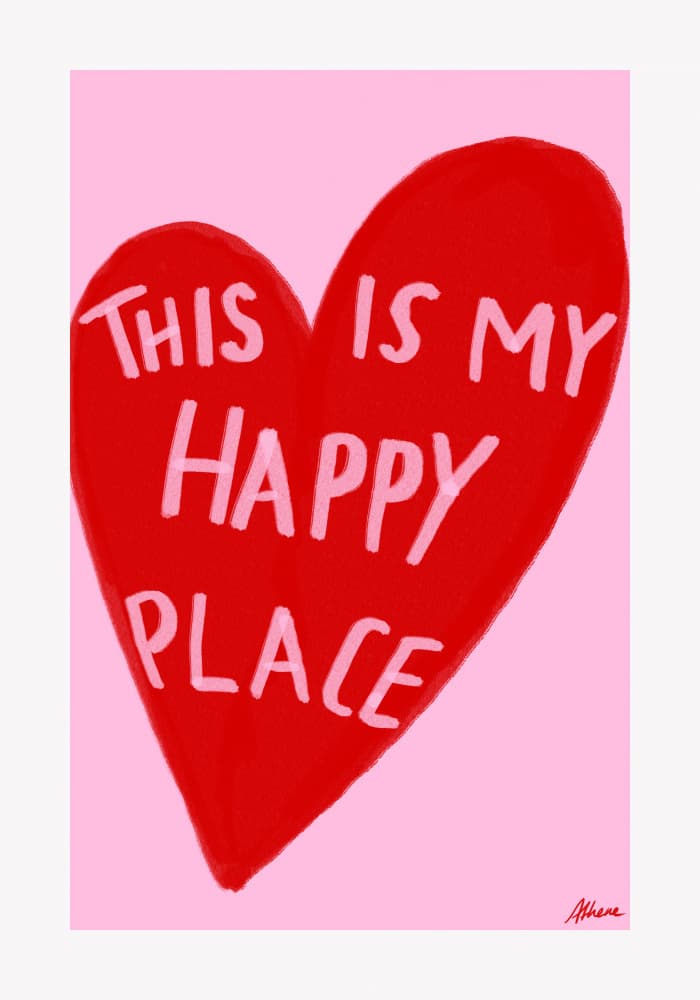 Happy Place by Athene Fritsch — canvas wall art
