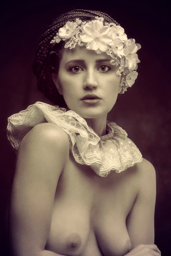 Portrait in Monochrome by Jan Slotboom — canvas wall art