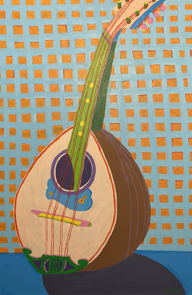 Mandolin by Sue Graef — canvas wall art