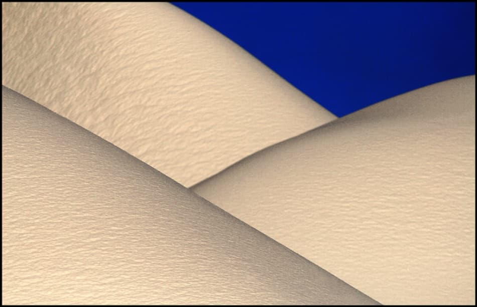 Serene Desert Curves by Bror Johansson — canvas wall art