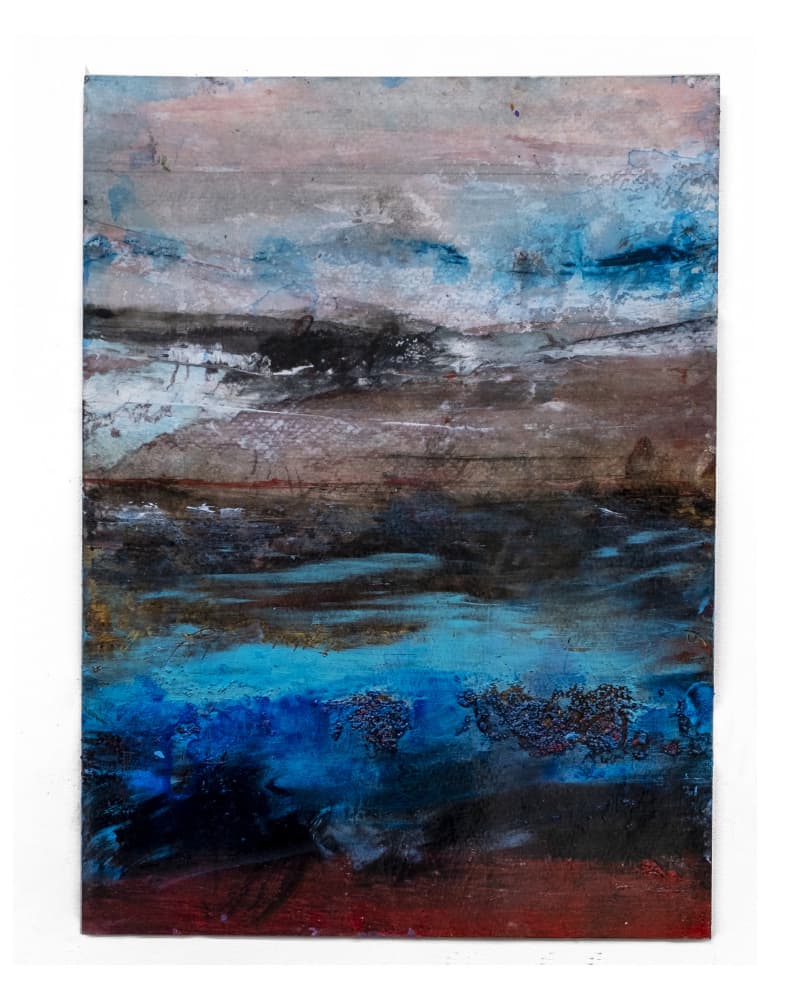 Deep Blue Horizon by Deb Chaney — canvas wall art