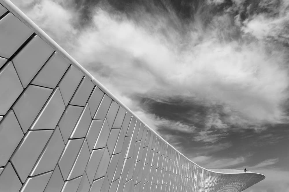 Solitary Sky Curve by Filipe P Neto — canvas wall art