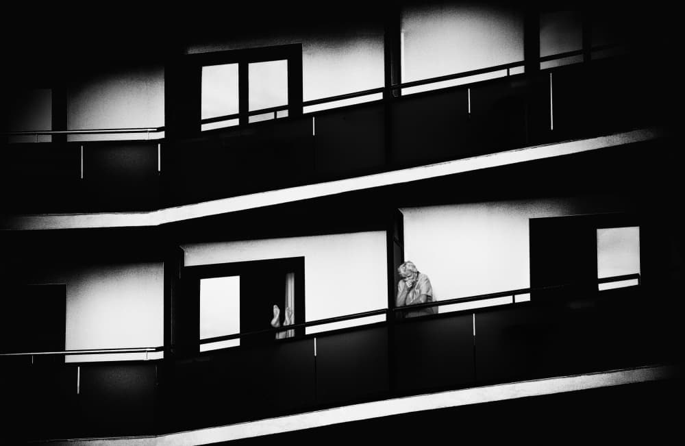Balcony Solitude by Samanta Krivec — canvas wall art