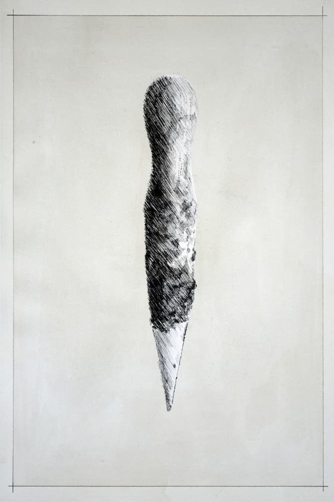 Dark Textured Point by David Diehl — canvas wall art