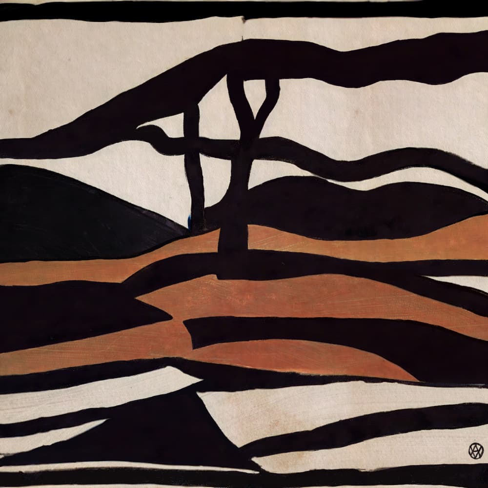 Abstract Desert Landscape by André Viana — canvas wall art