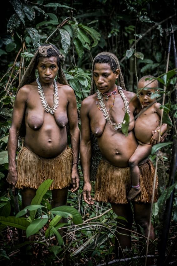 korowai: life of the tree people #1 by Pavol Stranak — canvas wall art