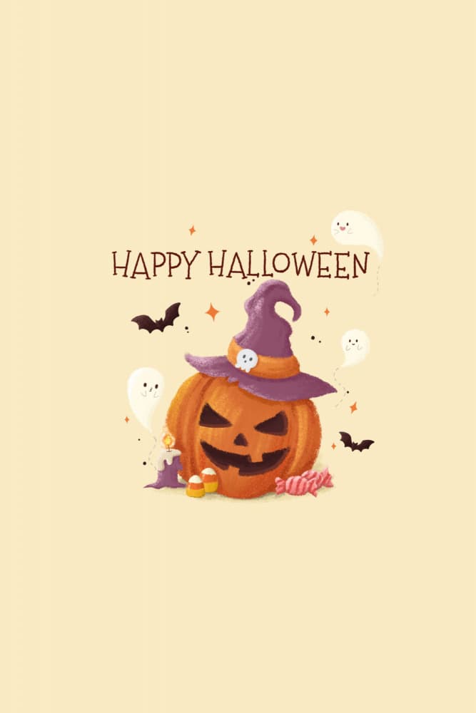 Happy Halloween Pumpkin by Xuan Thai — canvas wall art