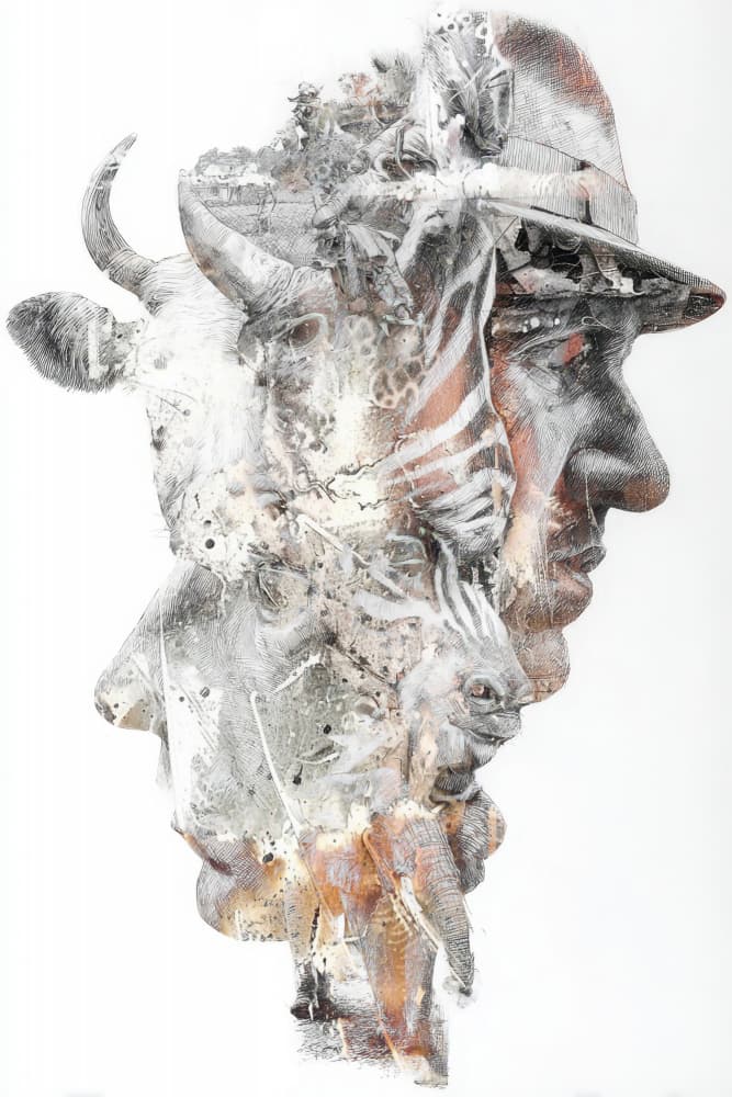 Surreal Artistic Depiction of a Texture 37 by Rafal Kulik — canvas wall art