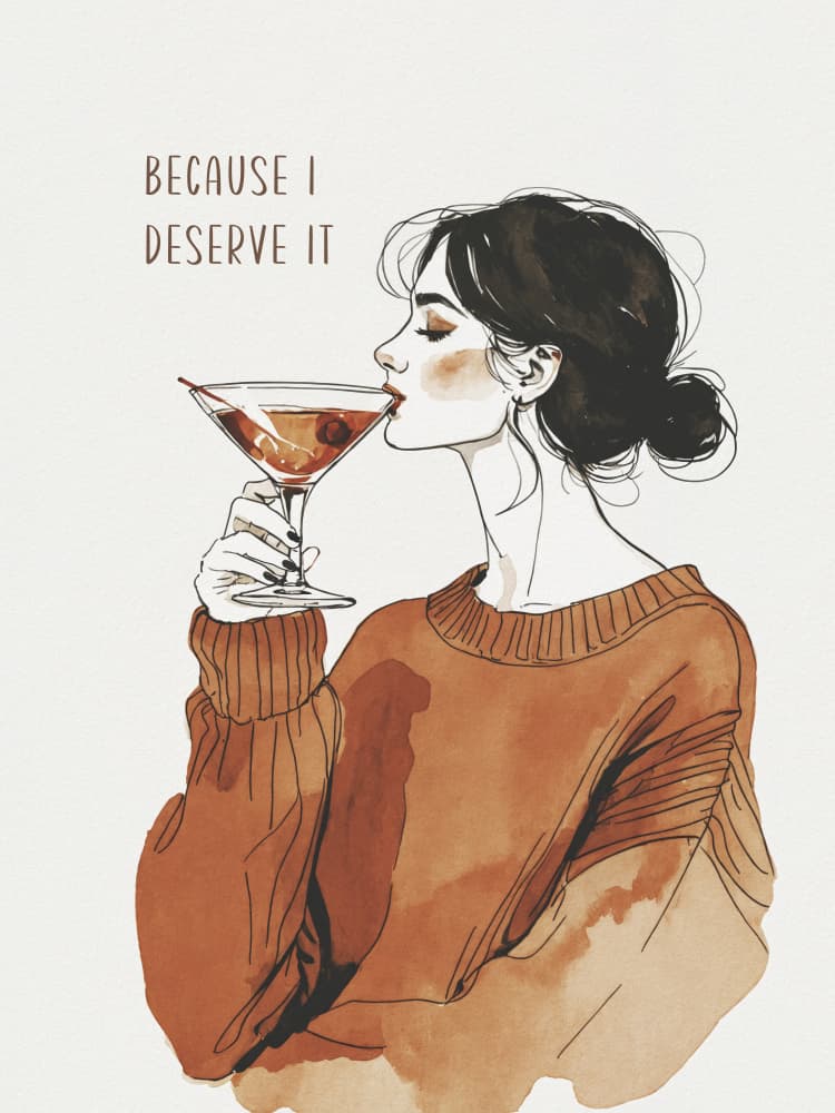 Because I Deserve It by Andreas Magnusson — canvas wall art