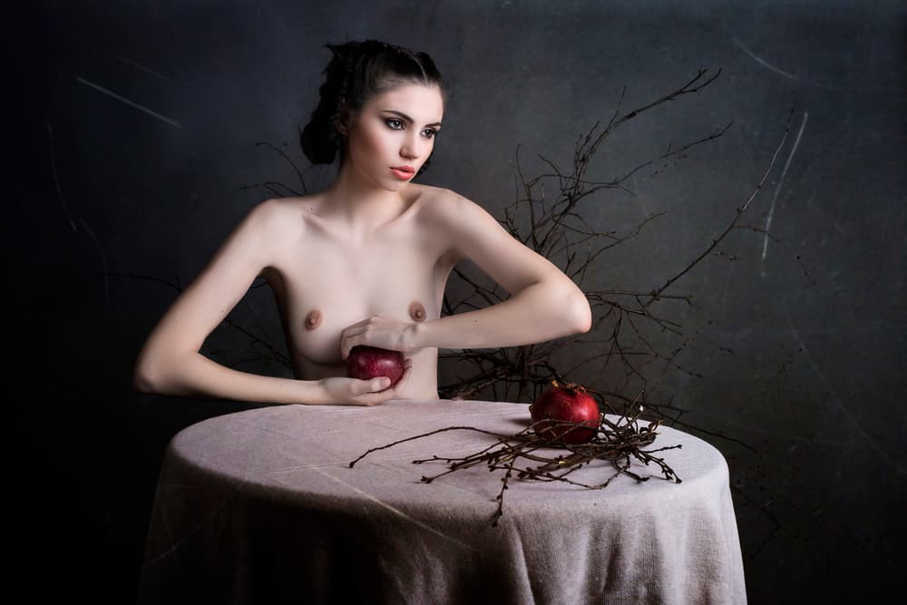 Forbiden fruit,3 by Alexandra Fira — canvas wall art