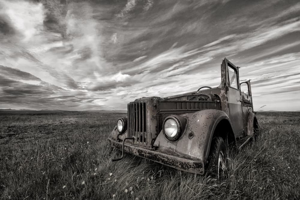 Abandoned Classic Truck by Þorsteinn H. Ingibergsson — canvas wall art