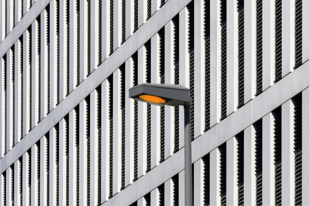 Modern Street Light by Hans-Wolfgang Hawerkamp — canvas wall art
