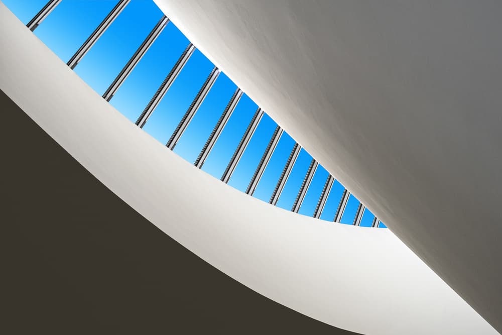 Curved Sky Architecture by Rolf Endermann — canvas wall art