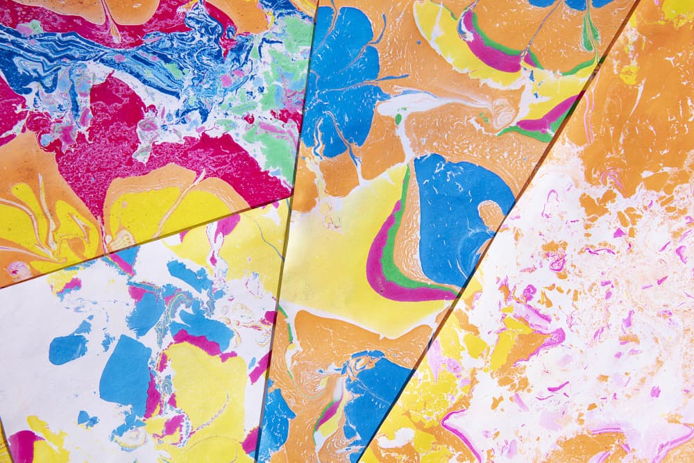 Dynamic Marbled Patterns by Julia Ramiro — canvas wall art
