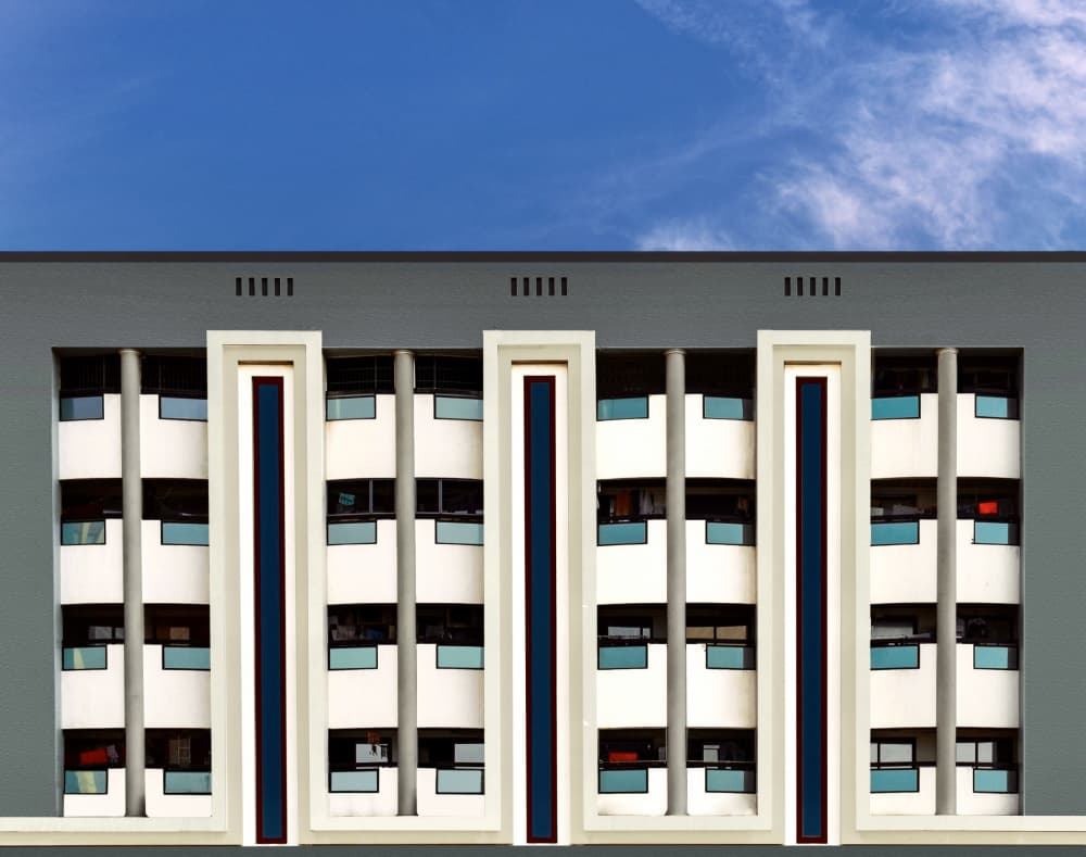 Modern Building Facade by Arnon Orbach — canvas wall art