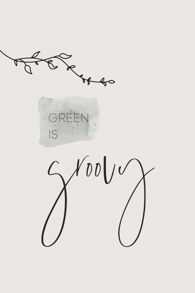 Green Is Groovy by Melanie Viola — canvas wall art