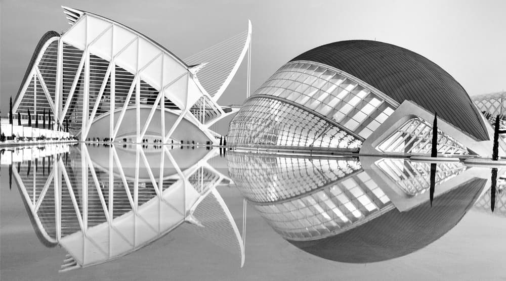 Futuristic City Reflections by Massimo Della Latta — canvas wall art