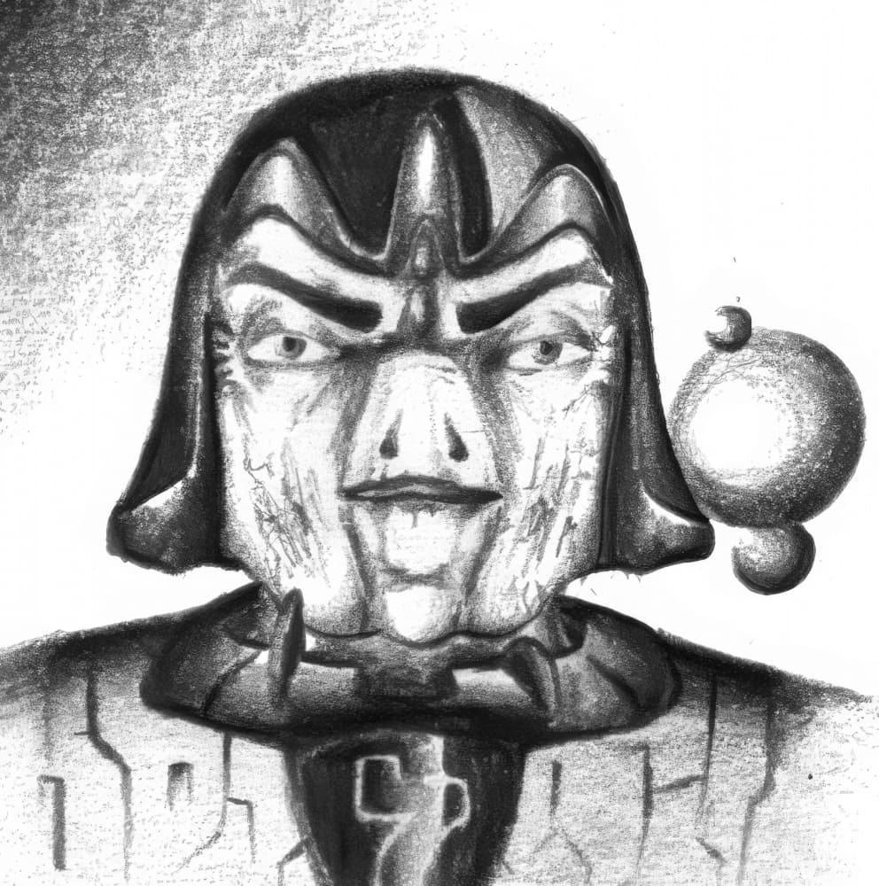 Stern Sci-Fi Elder by Kulik — canvas wall art