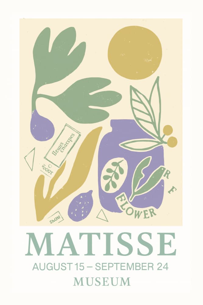 Matissefleurmuseum by Treechild — canvas wall art