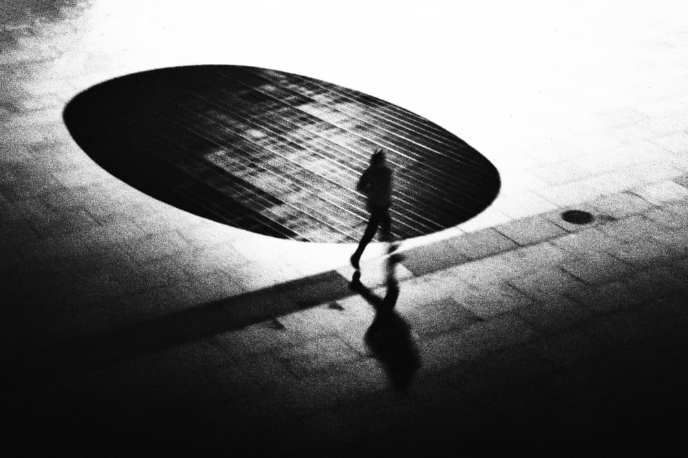 Urban Shadow Walk by Rui Correia — canvas wall art