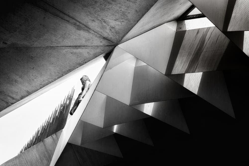 Modern Angles and Form by Laura Mexia — canvas wall art