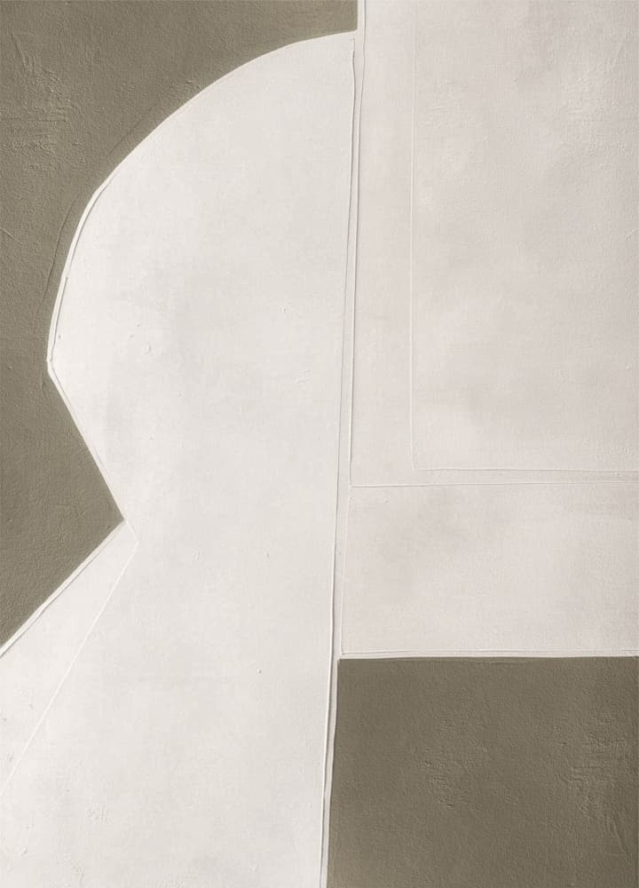 Curved Abstract Shapes by Alma — canvas wall art