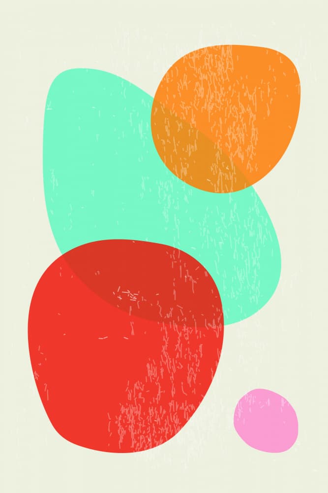 Abstract Organic Shapes by jay stanley — canvas wall art
