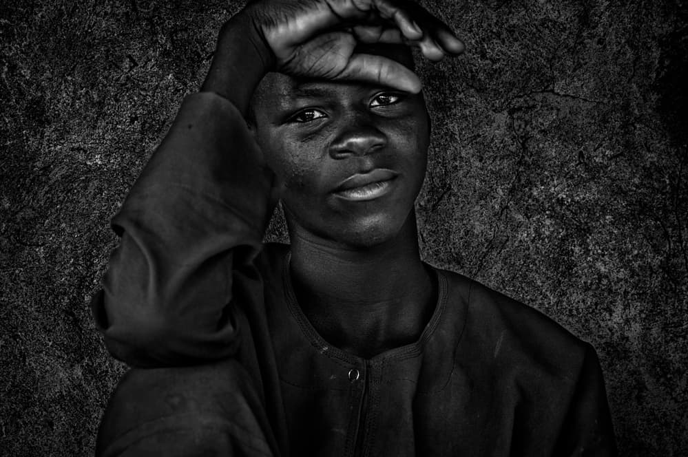 Pensive Young Man by Joxe Inazio Kuesta Garmendia — canvas wall art