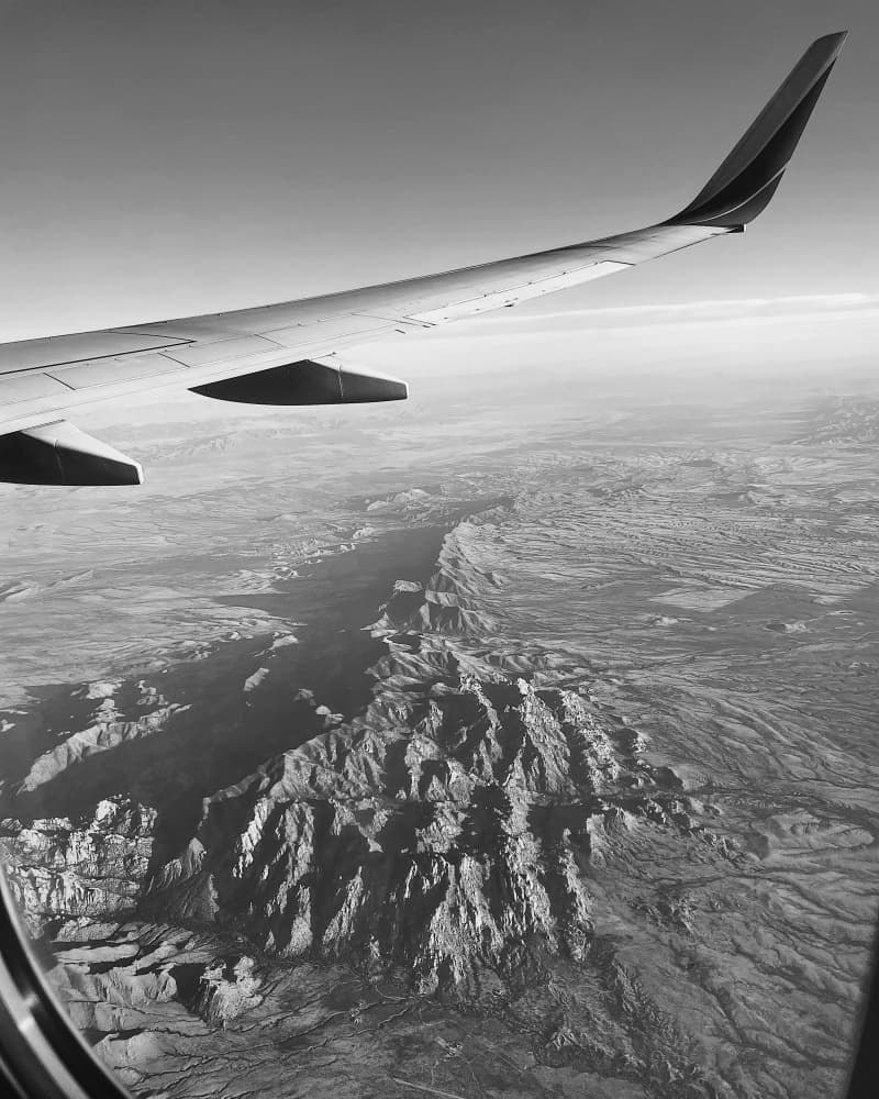 Majestic Mountain Aerial View by Del Mundo Imagery — canvas wall art