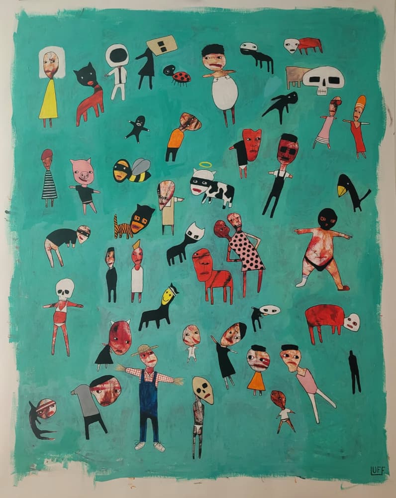 Quirky Character Collection by Sam Luff — canvas wall art