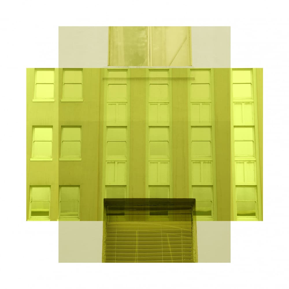 Lemon Yellow Architecture by Diana Jahns — canvas wall art
